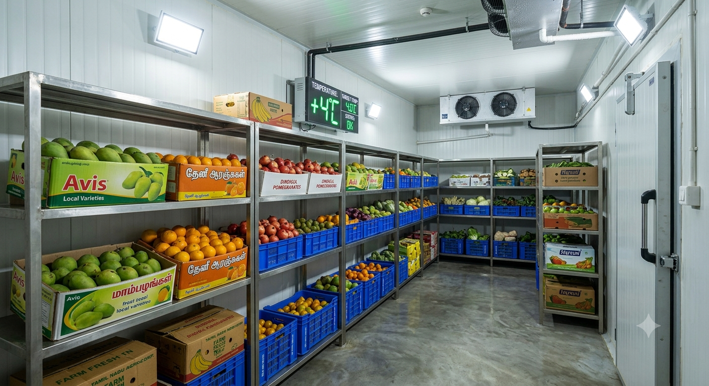 Cold Rooms for Agriculture & Fruits