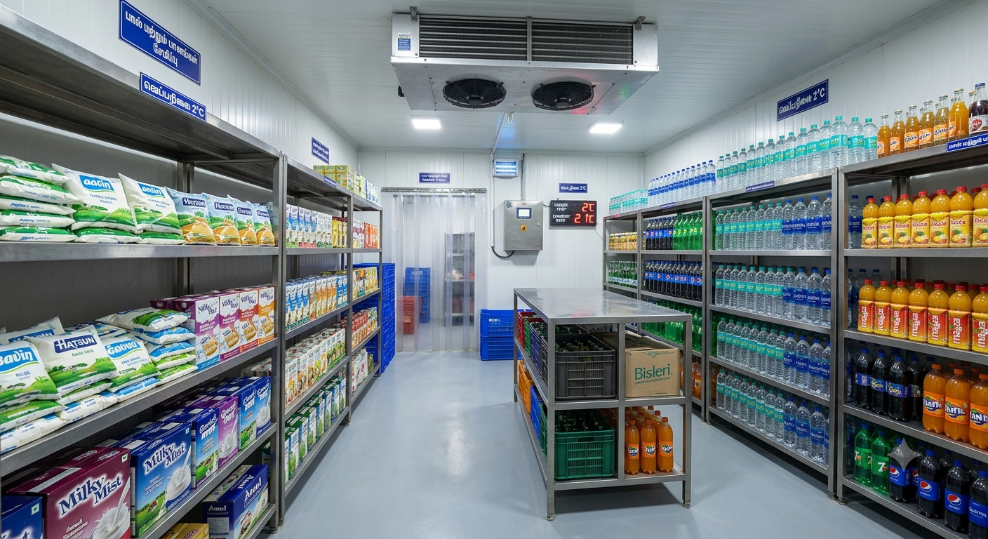 Cold Rooms for Dairy & Beverages