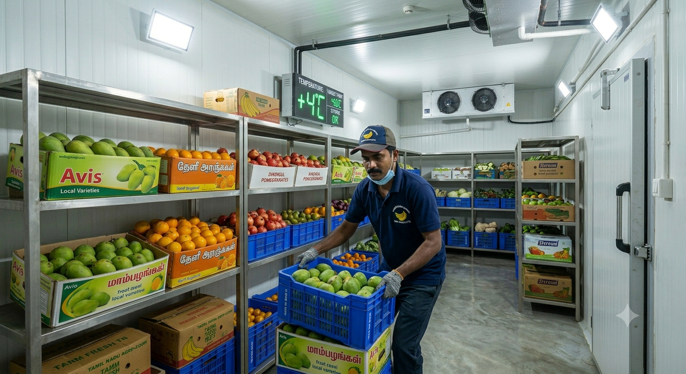 Cold Rooms for Agriculture & Fruits