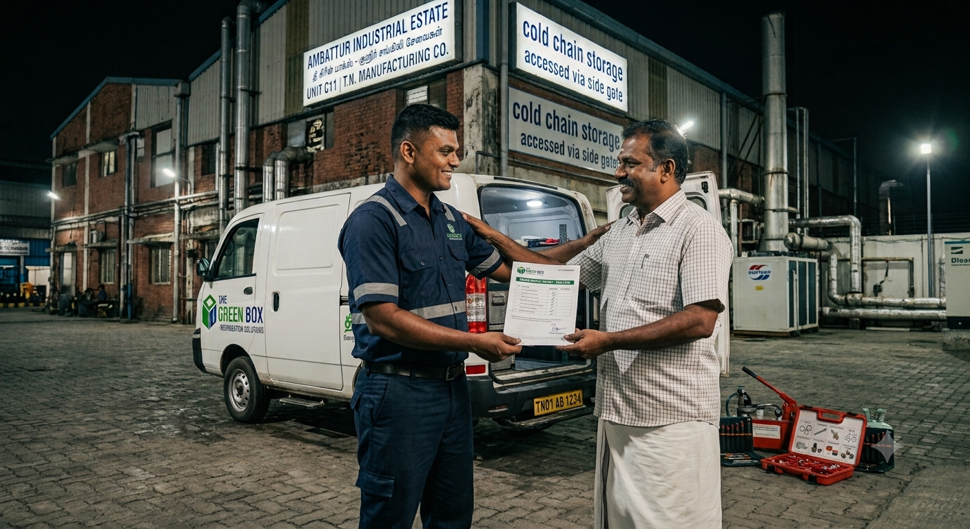 Cold Room Repair Services Tamil Nadu